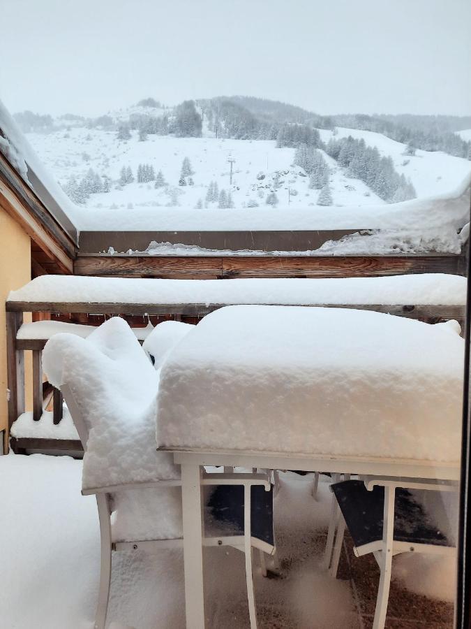 T2/3 6Pers & Pied Des Pistes & Piscine Chauffee Appartement Vars  Buitenkant foto